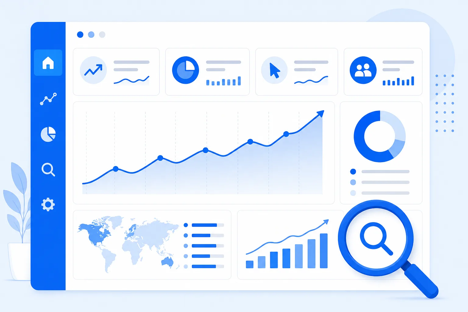 Analyse de performance SEO et trafic pour un site web à Aix-en-Provence